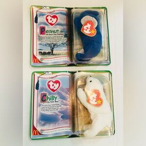 TY Teenie Beanie Babies 2000 McDonalds Legends Chilly Peanut